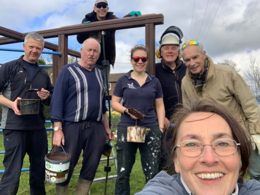 Saturday 15th April - Everleigh Playground Works - Group Shot