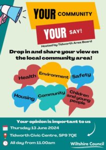 tidworth community area 13th June 2024 flyer
