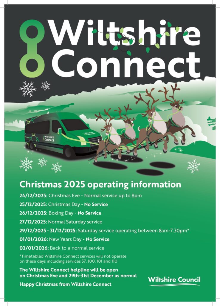 Wiltshire Connect Christmas Service Hours 2025